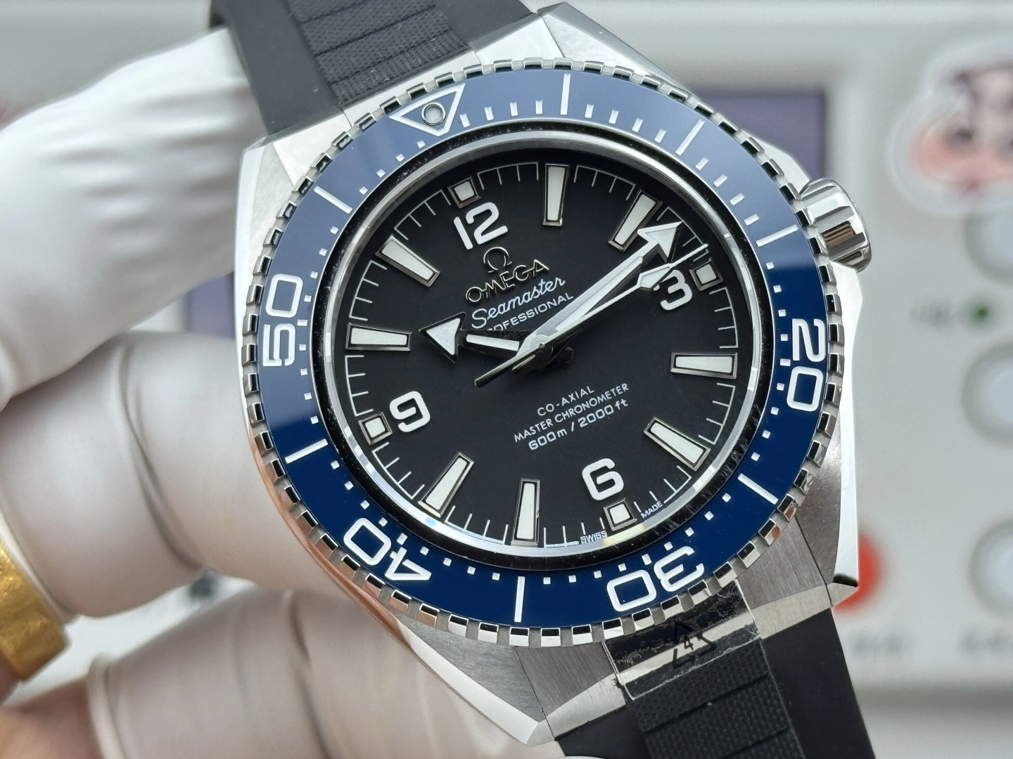 CBD Factory Omega Seamaster Planet Ocean 600M 42mm Matte Black Dial Blue Ceramic Bezel with White Diving Scale(217.30.42.21.01.002) 1:1 Super Clone – Dandong 8912 Movement Durable 242